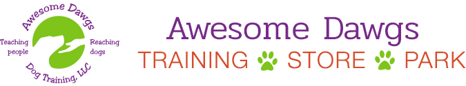 Awesome Dawgs Dog Training & THE DAWG STORE Logo