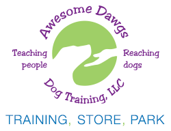 Awesome Dawgs Dog Training & THE DAWG STORE Logo